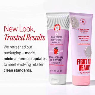 KP Bump Eraser Body Scrub 10% AHA Fresh Strawberry Travel Size