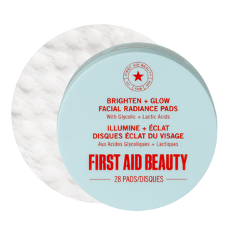 Brighten + Glow Facial Radiance Pads with Glycolic + Lactic Acids
